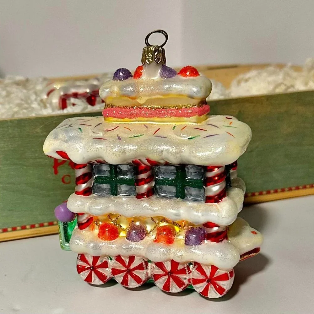 Mint Condition Polonaise RARE Kurt S Adler Glass Christmas Candy Land Train - Picture 15 of 16